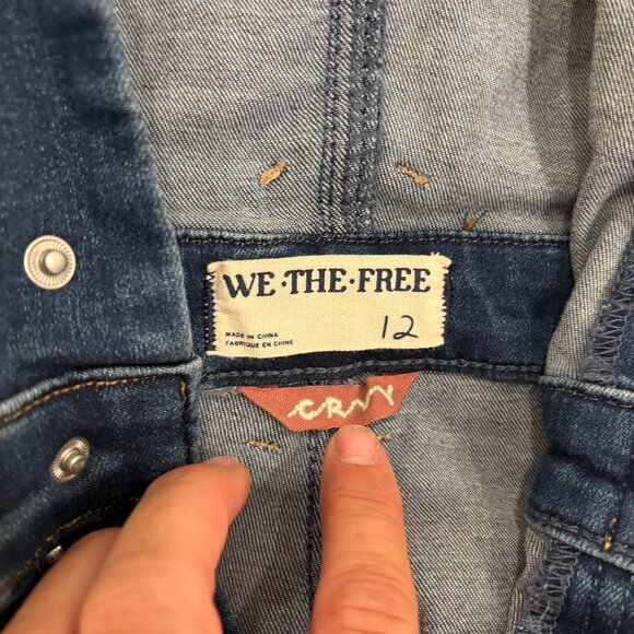 We The Free denim jumpsuit size 12 - Picture 2 of 4
